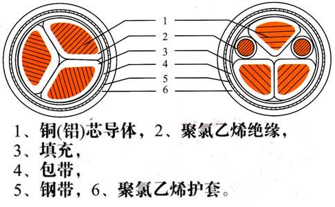 鎧裝電纜結(jié)構(gòu)圖